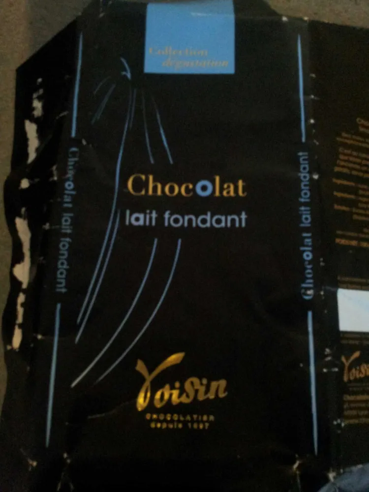 Chocolat lait fondant