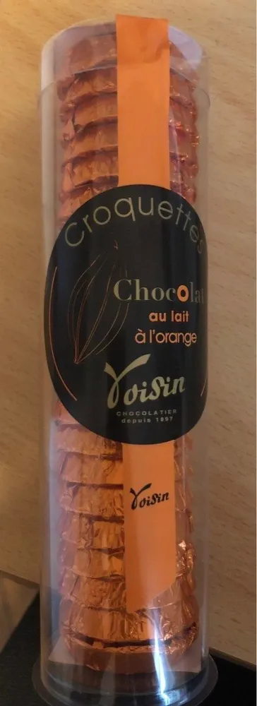 Croquette chocolait au lait à l'orange