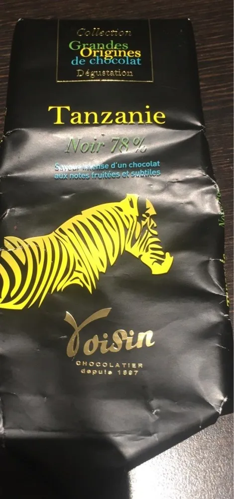 Tablette Tanzanie Noir 78%