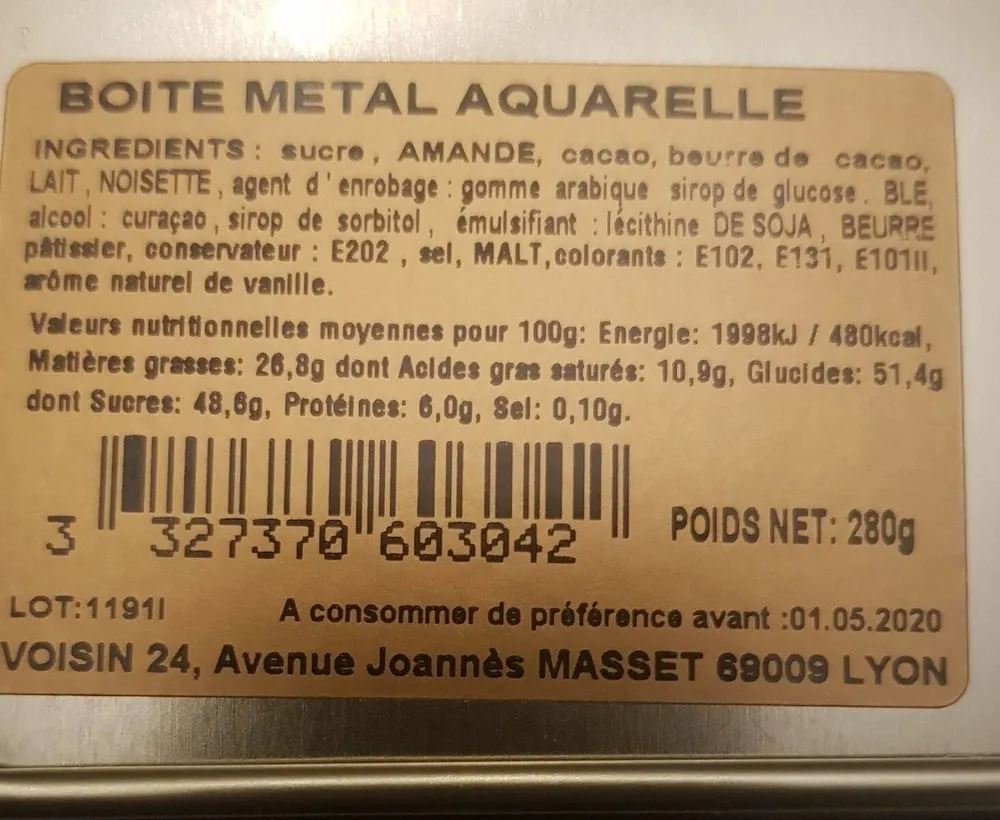 Chocolat voisin
