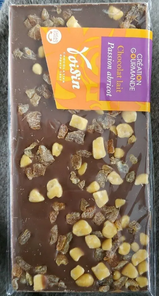 Chocolat lait passion abricot