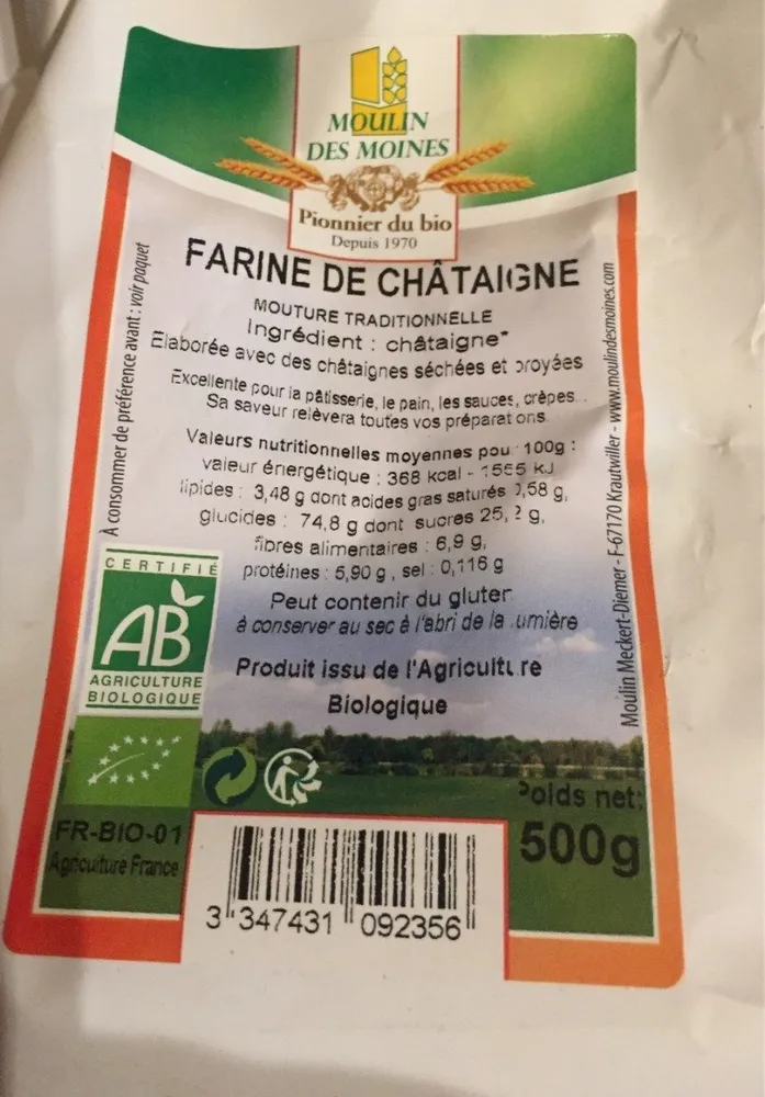 Farine de chataigne