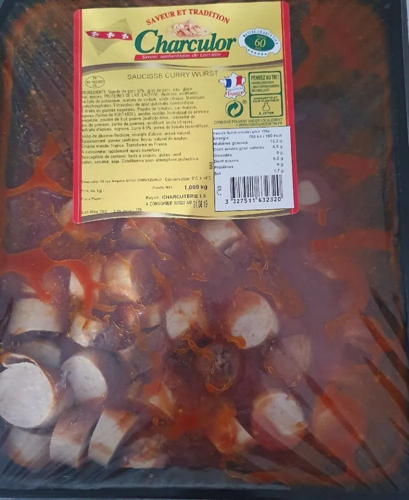 Saucisse curry wurst