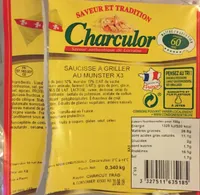 Saucisse a griller au munster