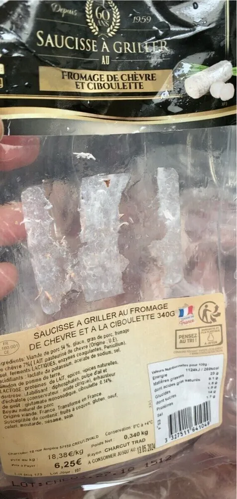 Saucisse à griller