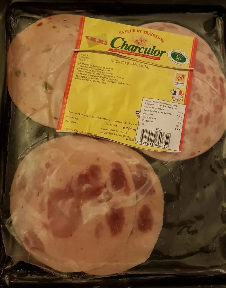 Assiette Anglaise