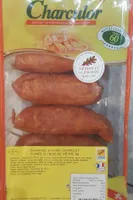 Saucisse à cuire chapelet fumée au bois de hêtre x6