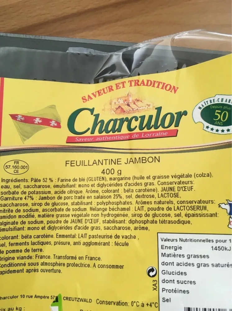 Feuillantine Jambon