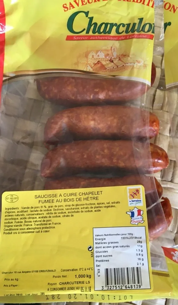 Saucisses à cuire