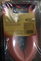 Saucisse de viande colorée rose