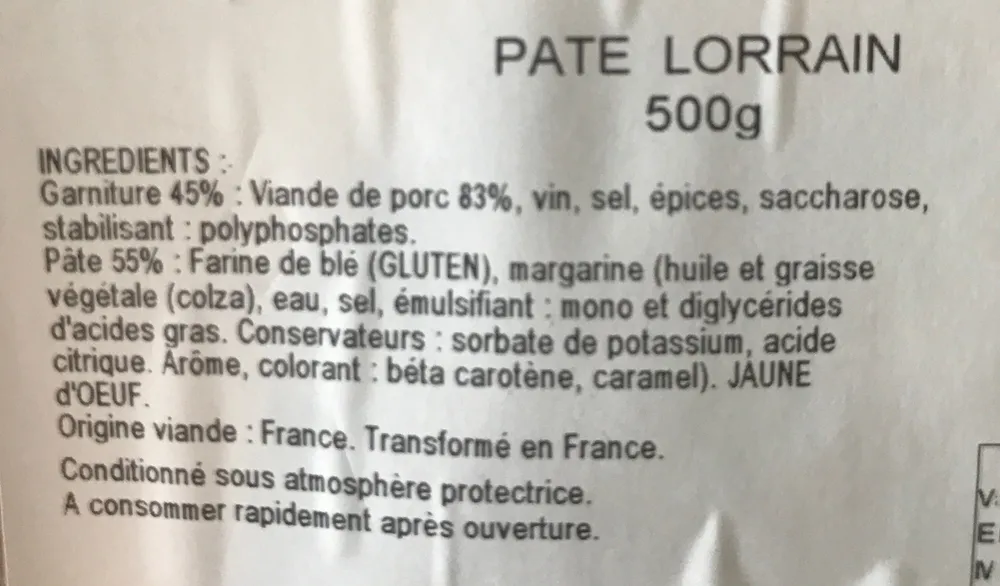 Pâté lorrain