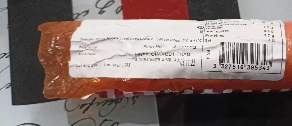 Saucisse à tartiner