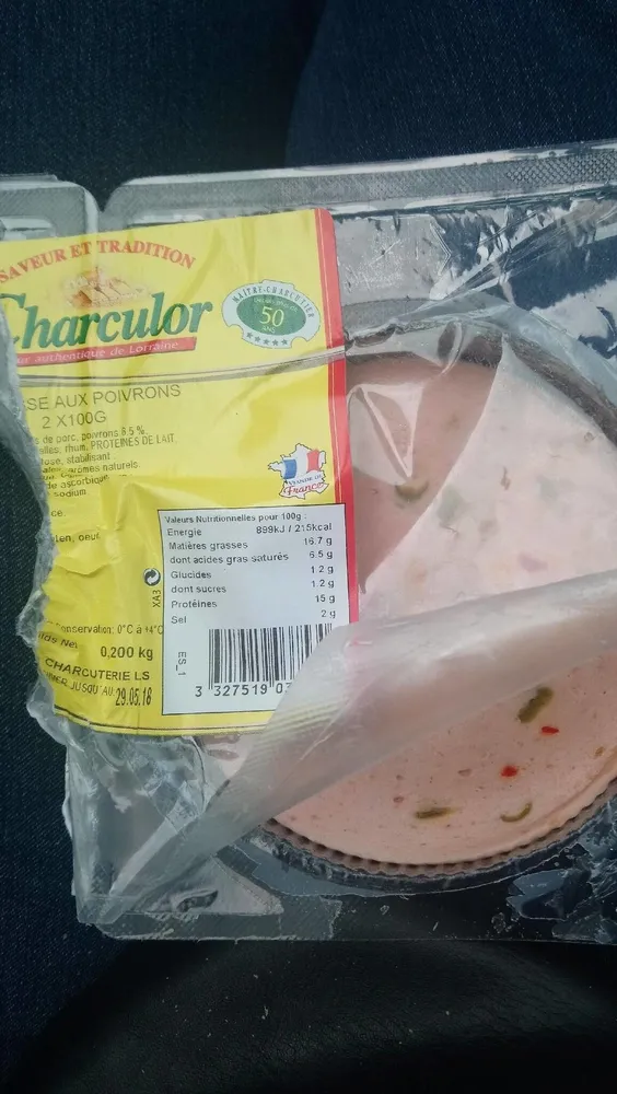 Saucisse d'Alsace poivrons