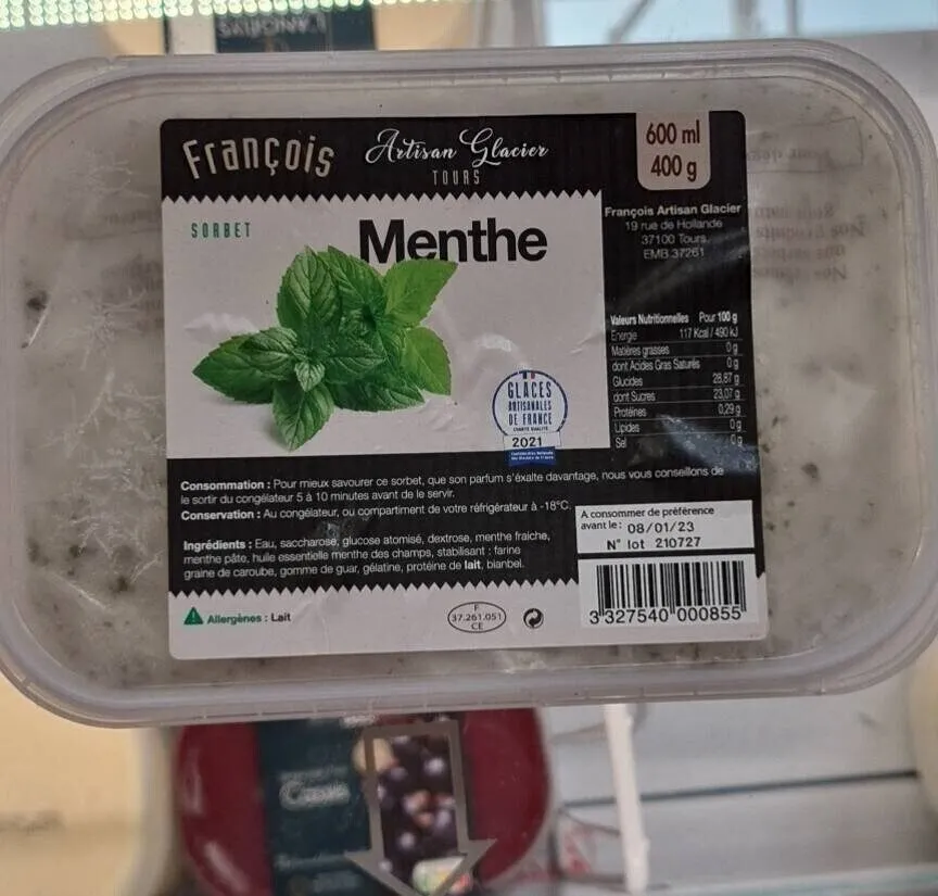 Sorbet menthe