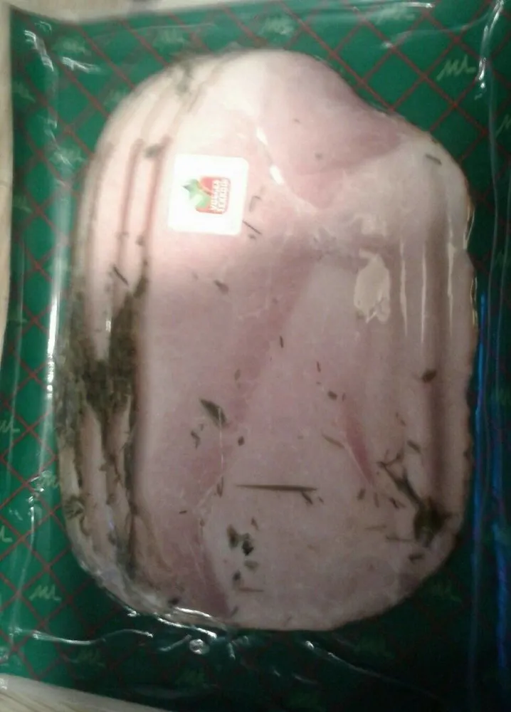 Jambon cuit fumé au foin