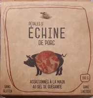 Pétales d'échine de porc