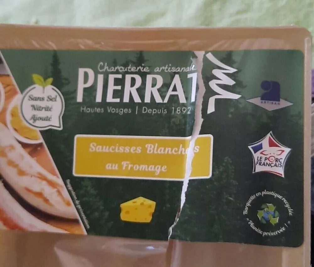 Saucisse blanche au fromage