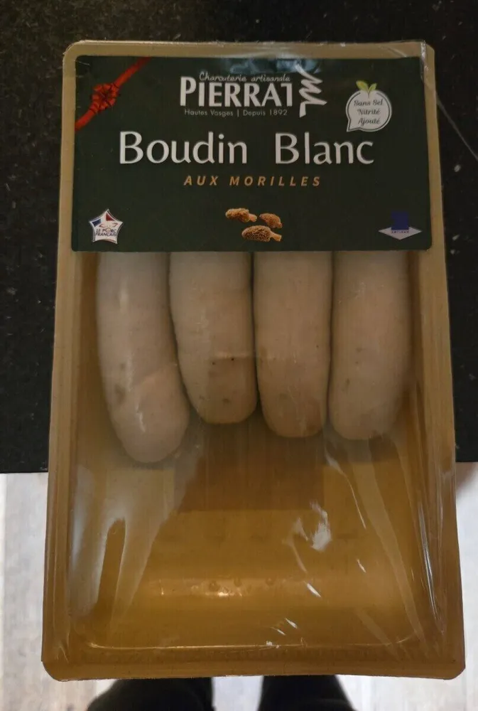 Boudin blanc aux morilles