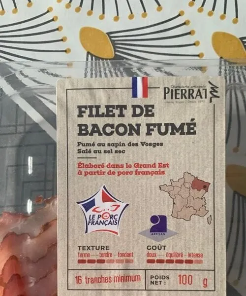 Filet de bacon fumé
