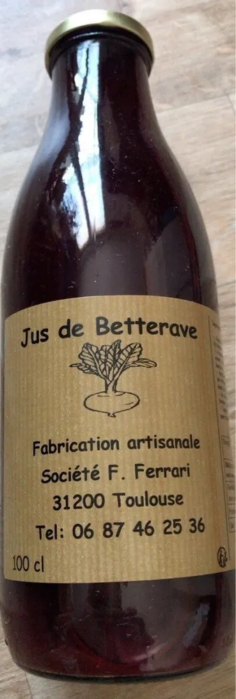Jus de betterave