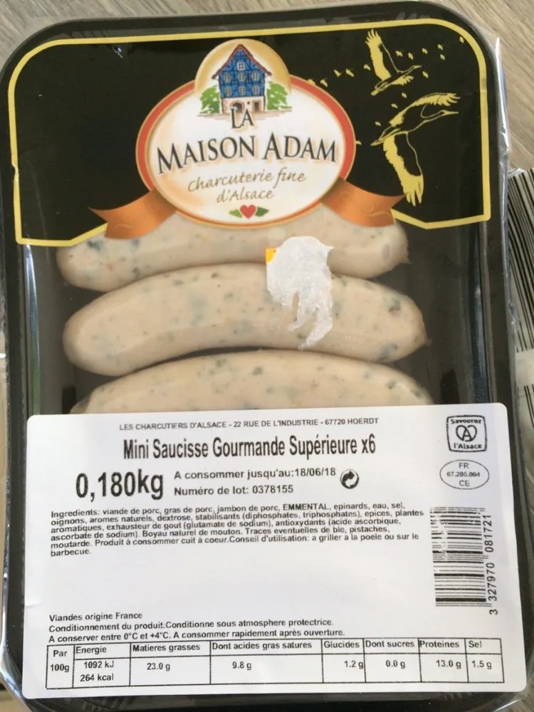 Mini saucisse gourmande superieure x6