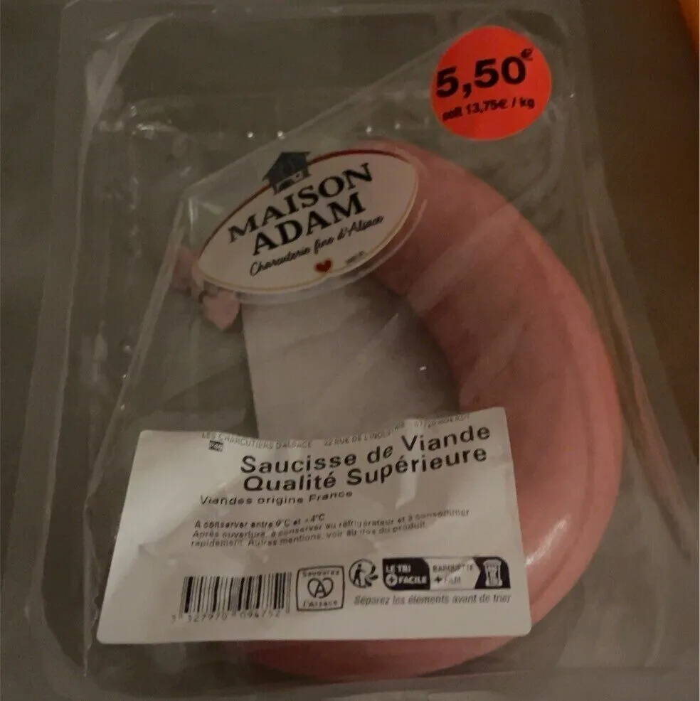 Saucisse de Viande Qualite Superieur