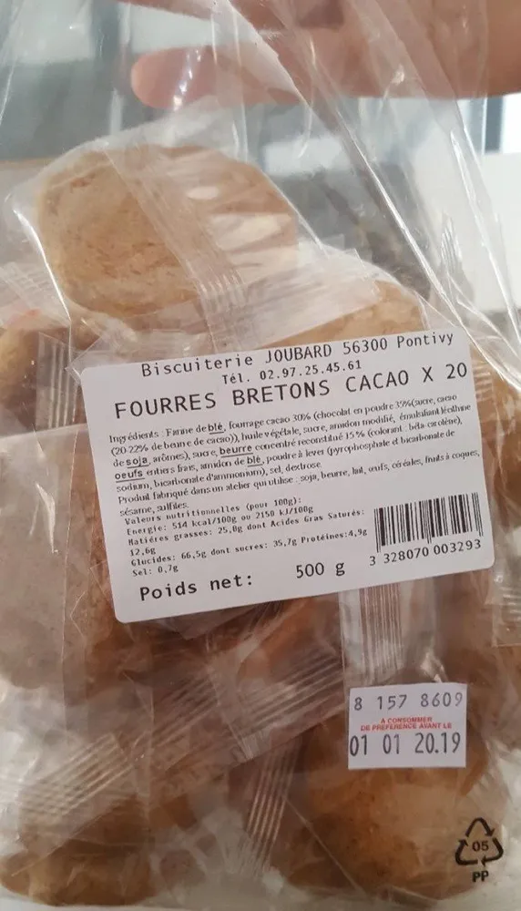 Fourrés bretons cacao