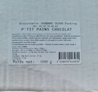 P'TIT PAINS AU CHOCOLAT