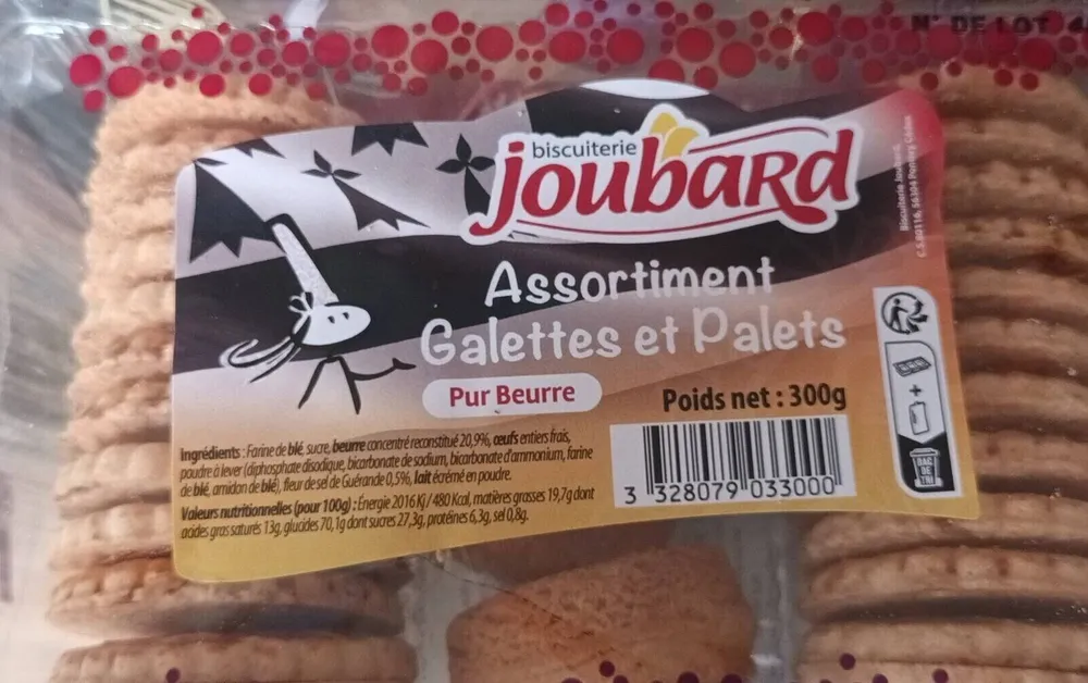 Assortiment galettes et palets