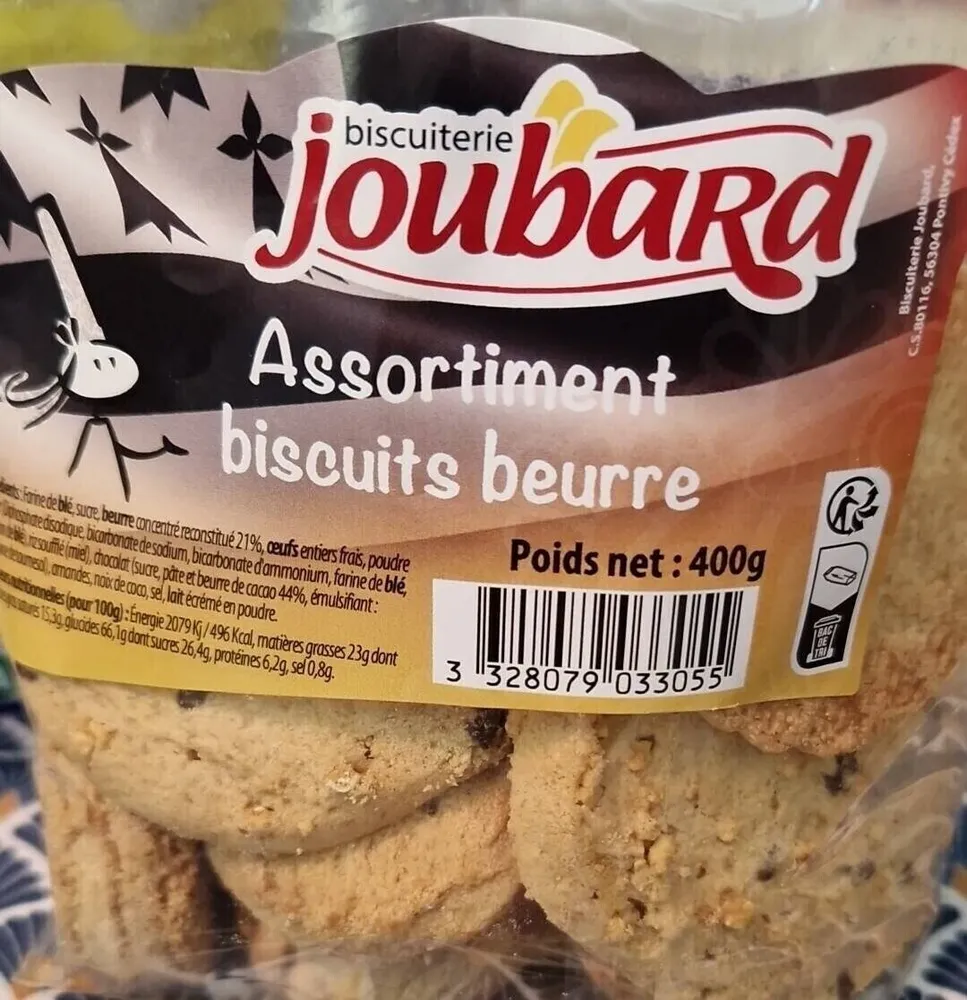Assortiment biscuits beurre
