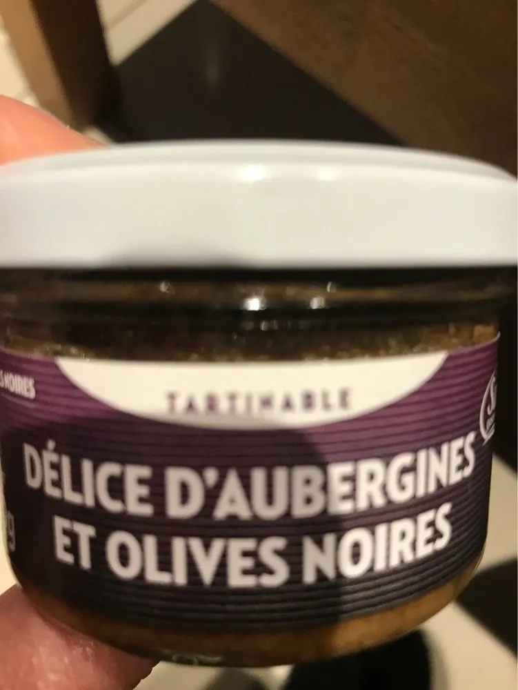 Délice d'aubergines et olives noires
