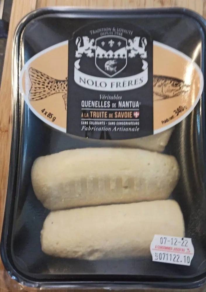 Quenelles de Nantua à la truite de Savoie