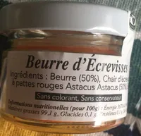 Beurre d’écrevisses
