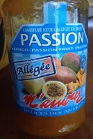Confiture extra allégée en sucre  passion - mangue