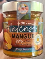 Confiture M'amour intense mangue