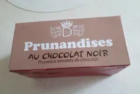 Prunandises au chocolat noir