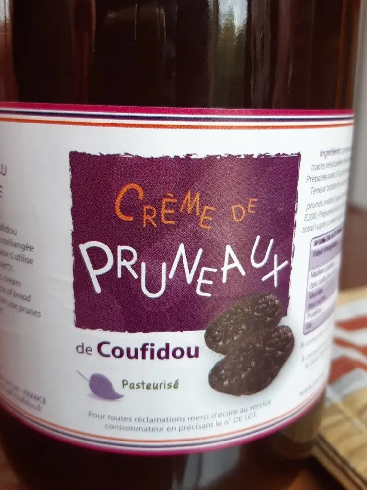 Crème de pruneaux de Coufidou