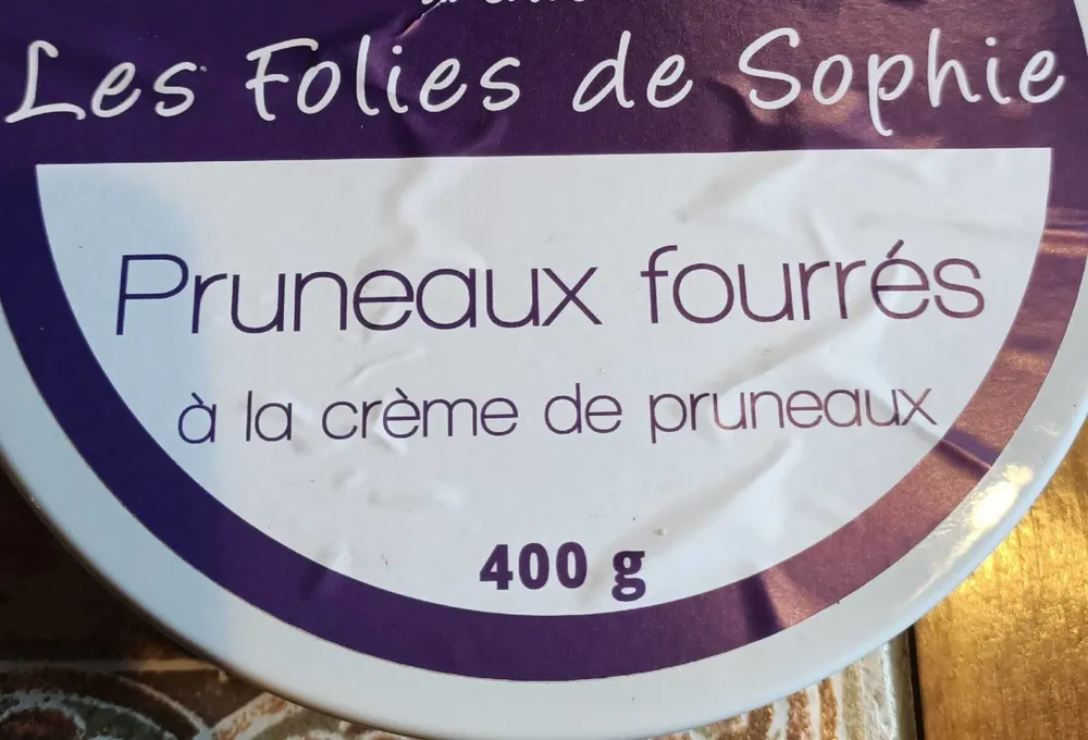 Pruneaux fourrées