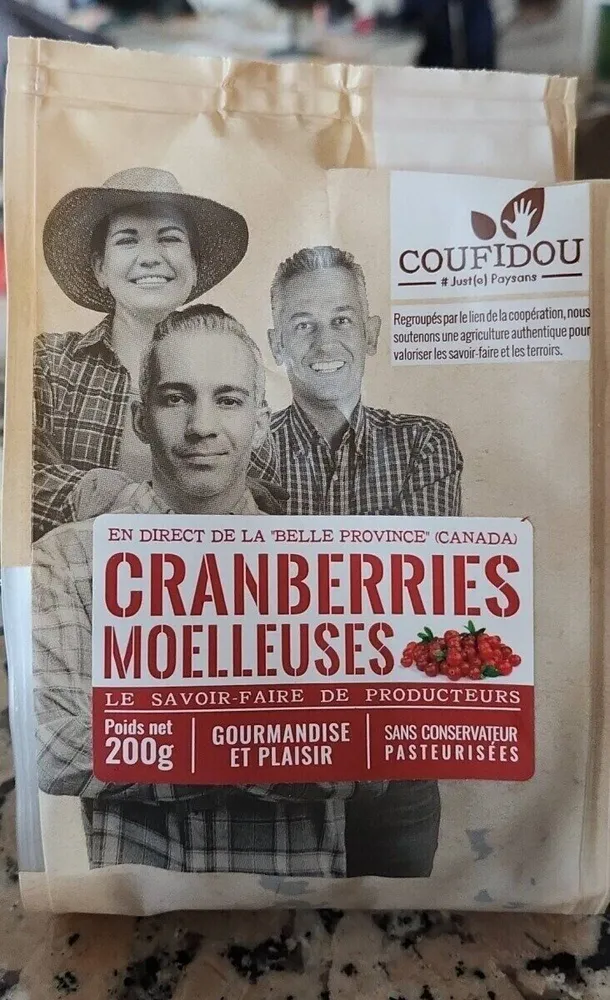 Cranberries moelleuses