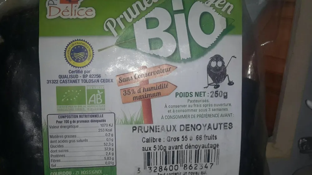 Pruneaux d'Agen bio