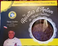 Galettes fines enrobées Chocolat Noir
