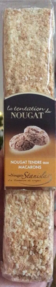Nougat tendre aux macarons