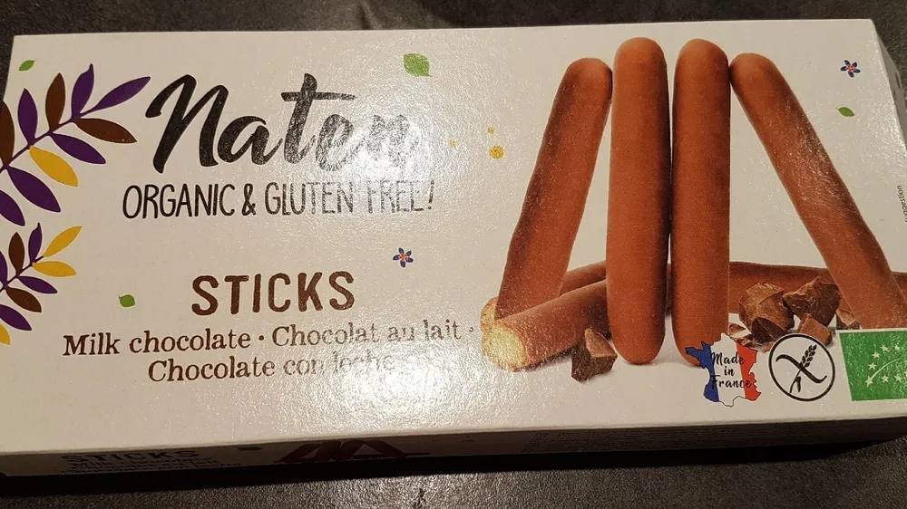 Sticks au chocolat