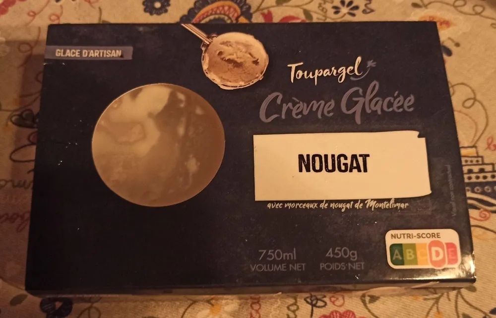 Crème glacée nougat