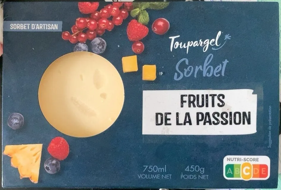 Fruit de la passion sorbet