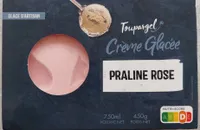Crème glacée à la praline rose
