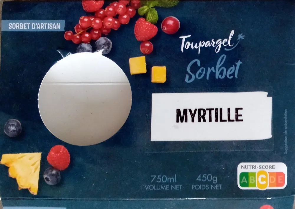 Sorbet myrtille