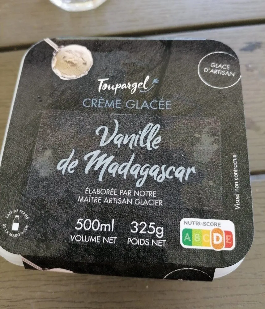 Crème glacée vanille de Madagascar