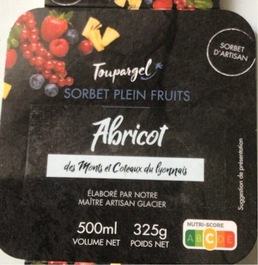 Sorbet plein fruits Abricot