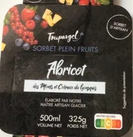 Sorbet plein fruits Abricot